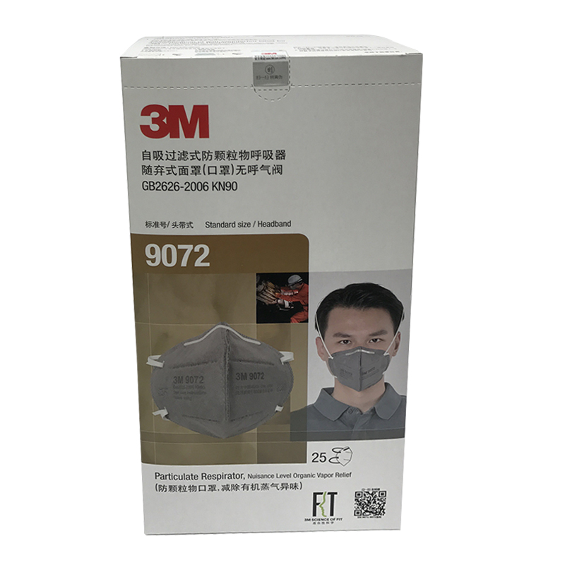 3M9072KN90有機(jī)蒸氣防毒口罩圖片4