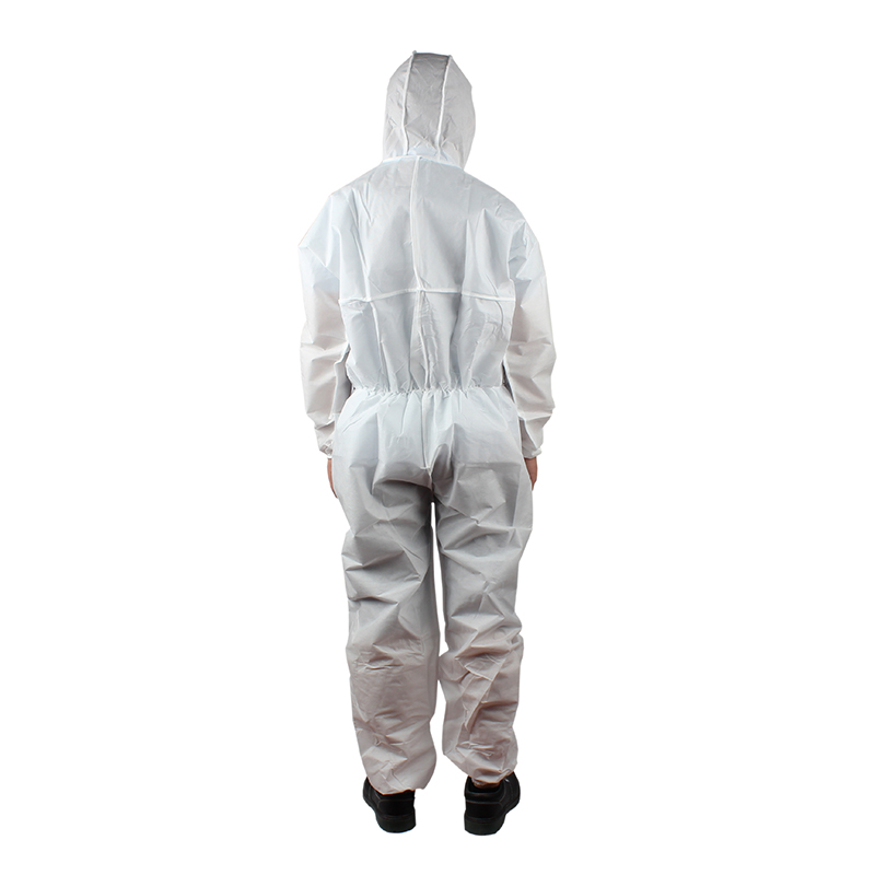 微護佳MG1500 WH15-B-99-157-02白色增強型有帽連體防護服圖片3
