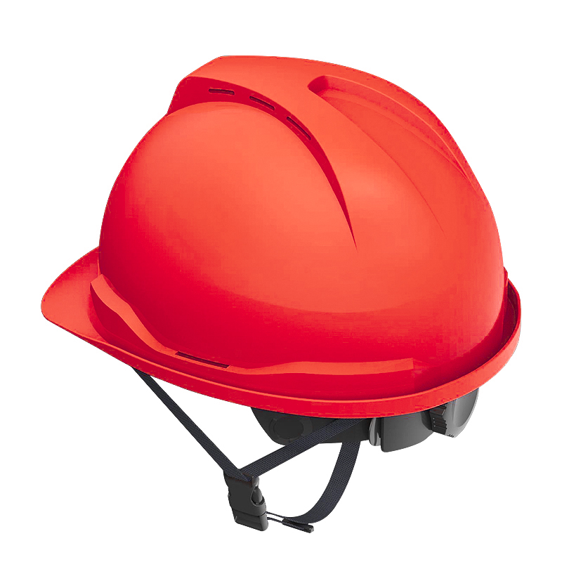 Honeywell霍尼韋爾Y99RAP115S Y99S系列ABS帶通風(fēng)孔四點(diǎn)快插下頦帶紅色安全帽圖片1