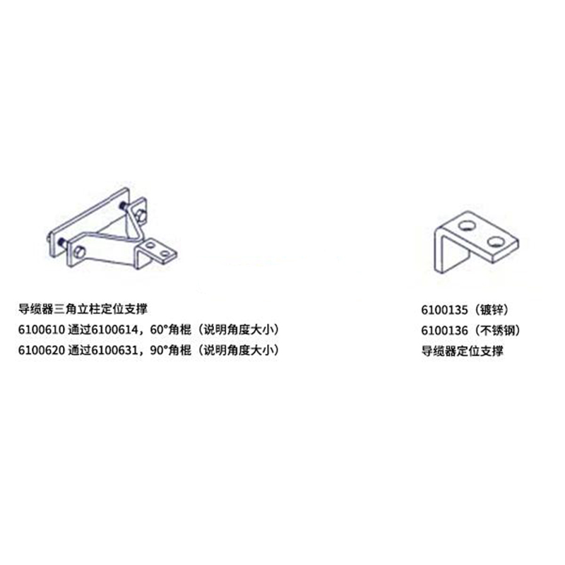 3M 6100135鍍鋅導(dǎo)纜器定位支撐圖片1