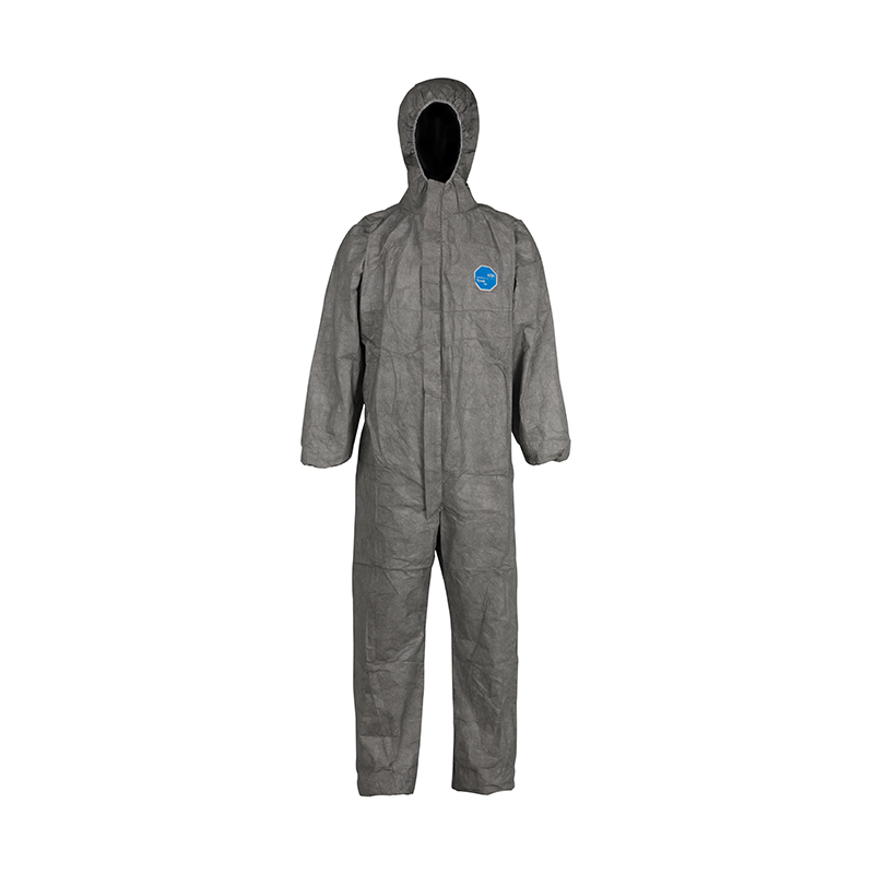 杜邦Tyvek500 New Workman Plus防護服灰色帶帽連體D級防護服