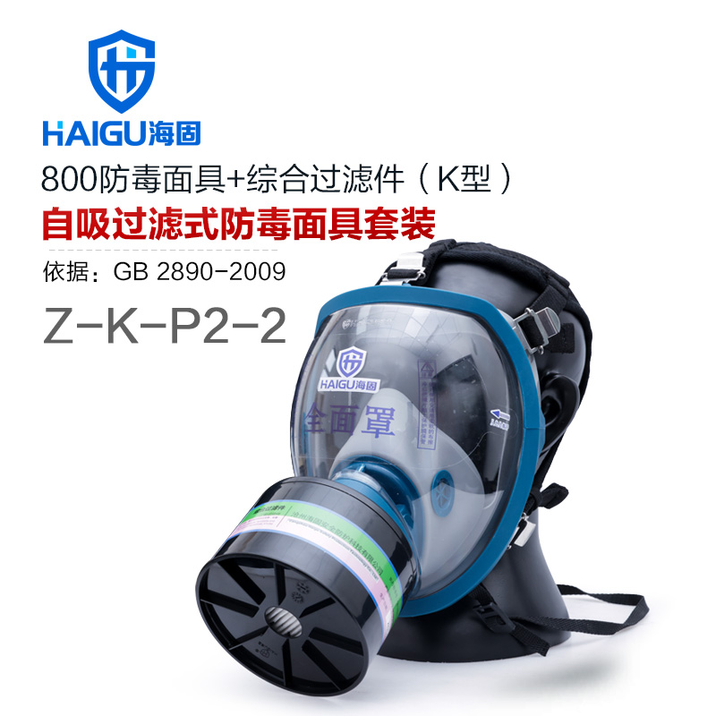 海固HG-800 Z-K-P2-2綜合防毒面具套裝