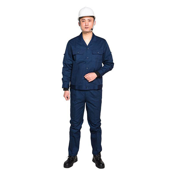 永霏811210082夏季藏藍色防靜電套裝