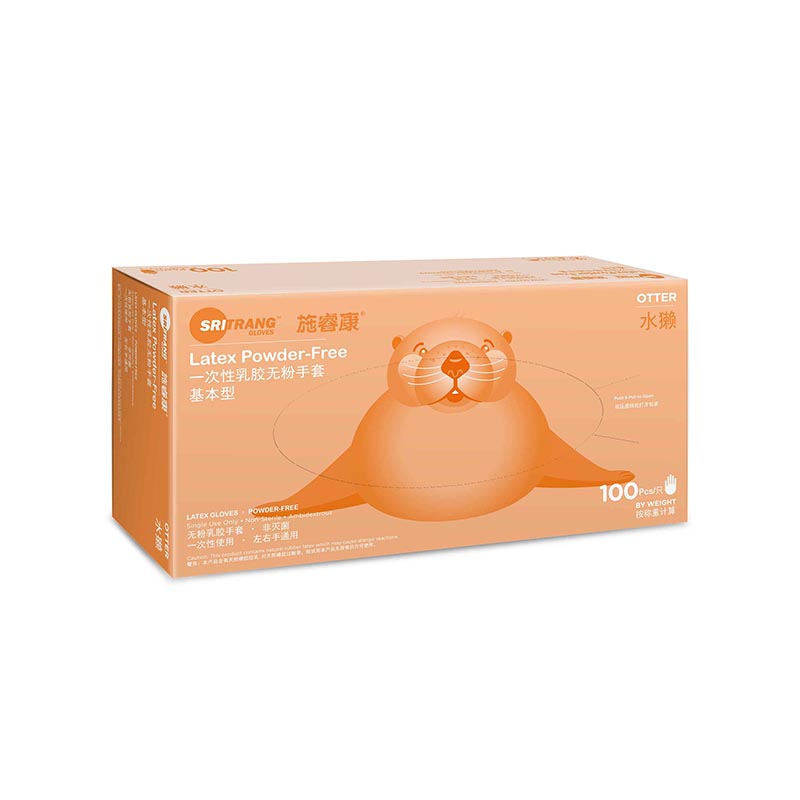 施睿康基本型一次性乳膠無粉手套
