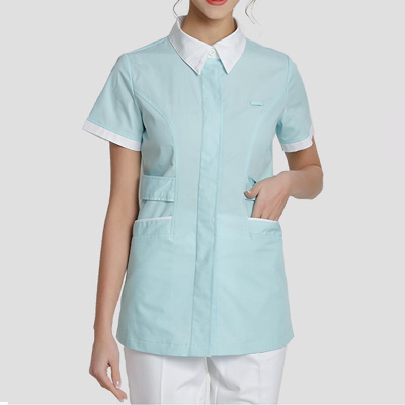 樂倍康F1321-1淺紫短袖護士服