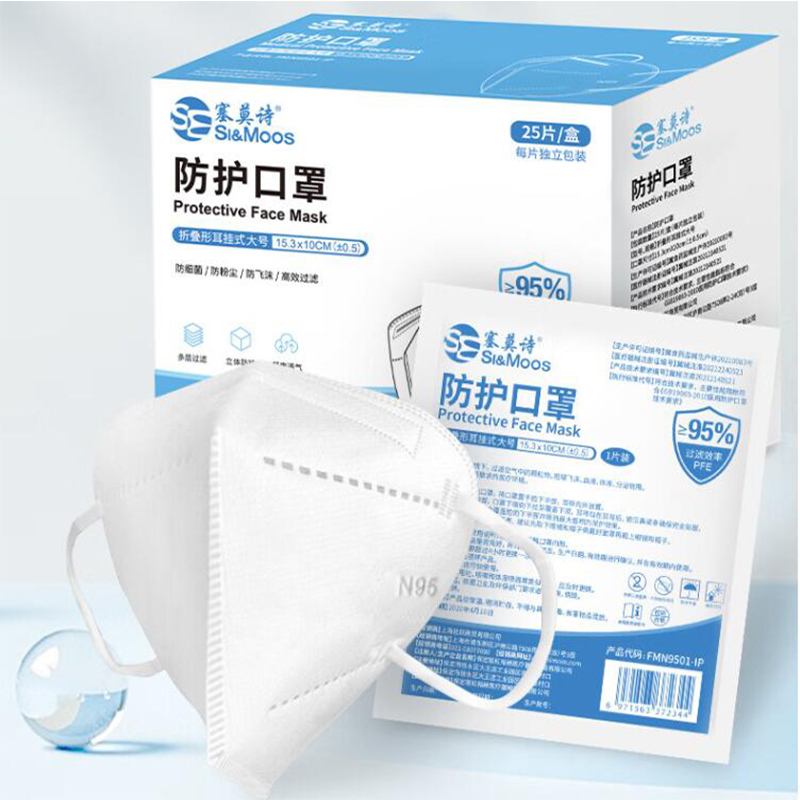 塞莫詩FMN9501折疊耳帶式醫用防護口罩