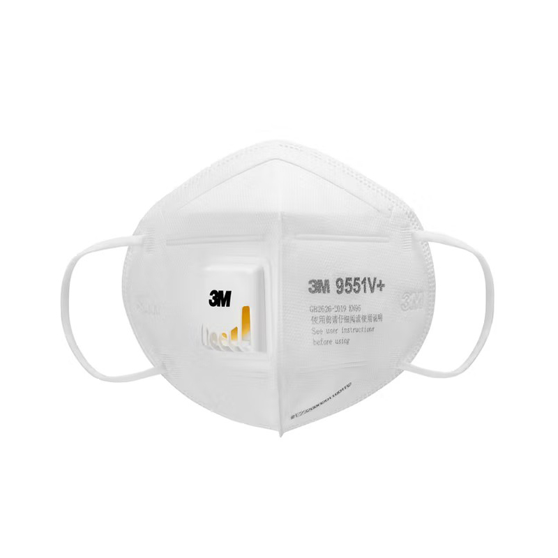 3M 9551V+折疊帶閥耳帶式KN95防塵口罩
