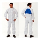 3M50198白色帶帽連體防護(hù)服 