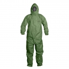 Dupont杜邦Tychem2000 SFR帶帽連體防護服QS127T GR