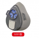一護3201硅膠單濾棉防塵面具