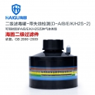 海固D-A/B/E/K/H2S-2多功能二級帶失效檢測濾毒罐
