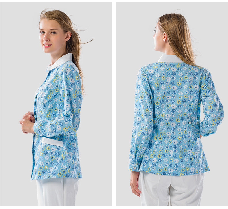 樂倍康NC158花語長(zhǎng)袖護(hù)士服圖片2