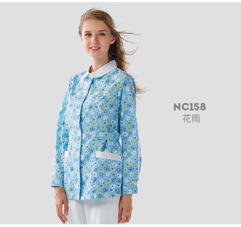樂倍康NC158花語長(zhǎng)袖護(hù)士服圖片1